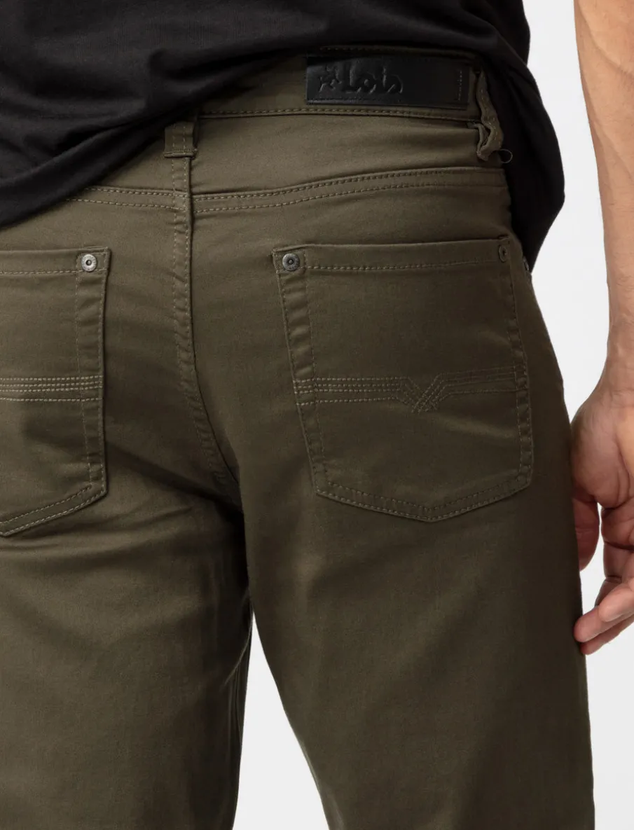 Stretch Straight Pants