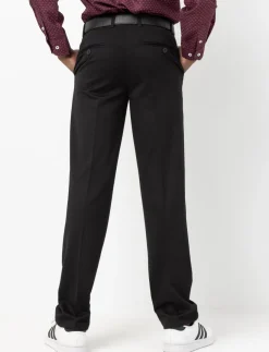 Stretch Straight-leg Dress Pants