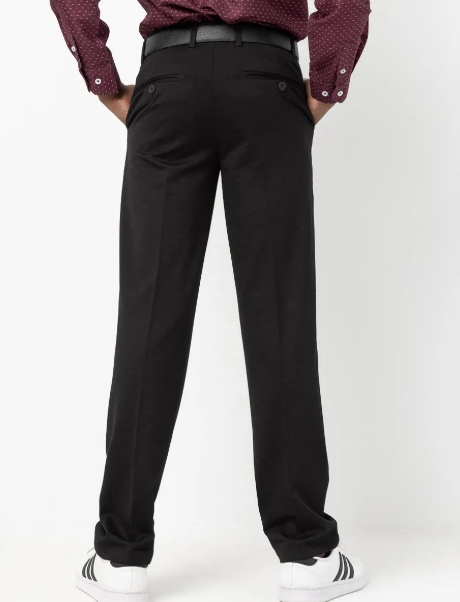Stretch Straight-leg Dress Pants
