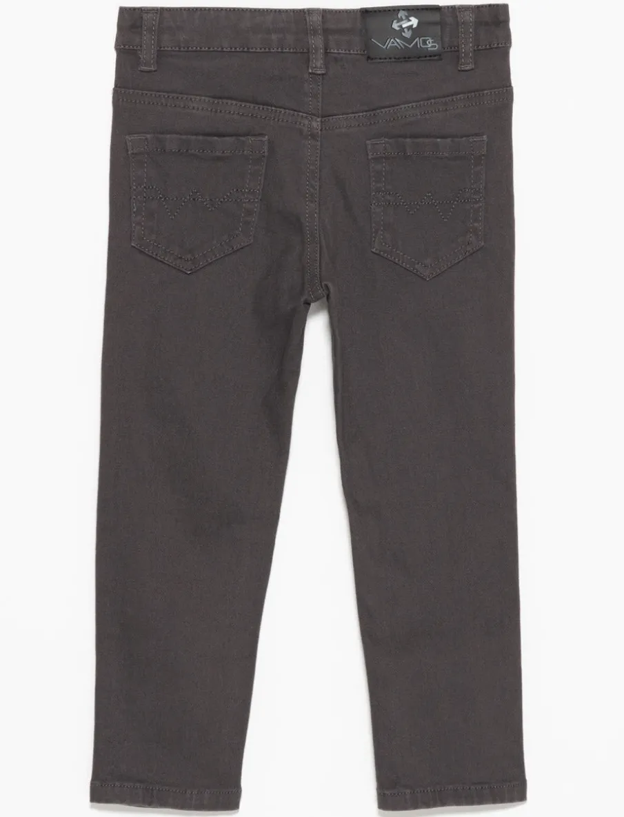Stretch Straight-leg Pants