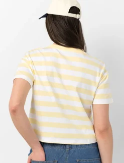 Striped Box-cut T-shirt