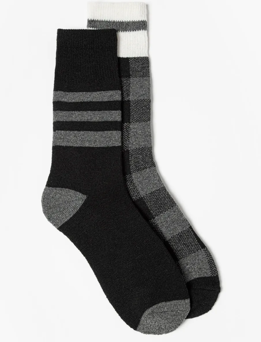 Striped Crew Socks - Pack of 2