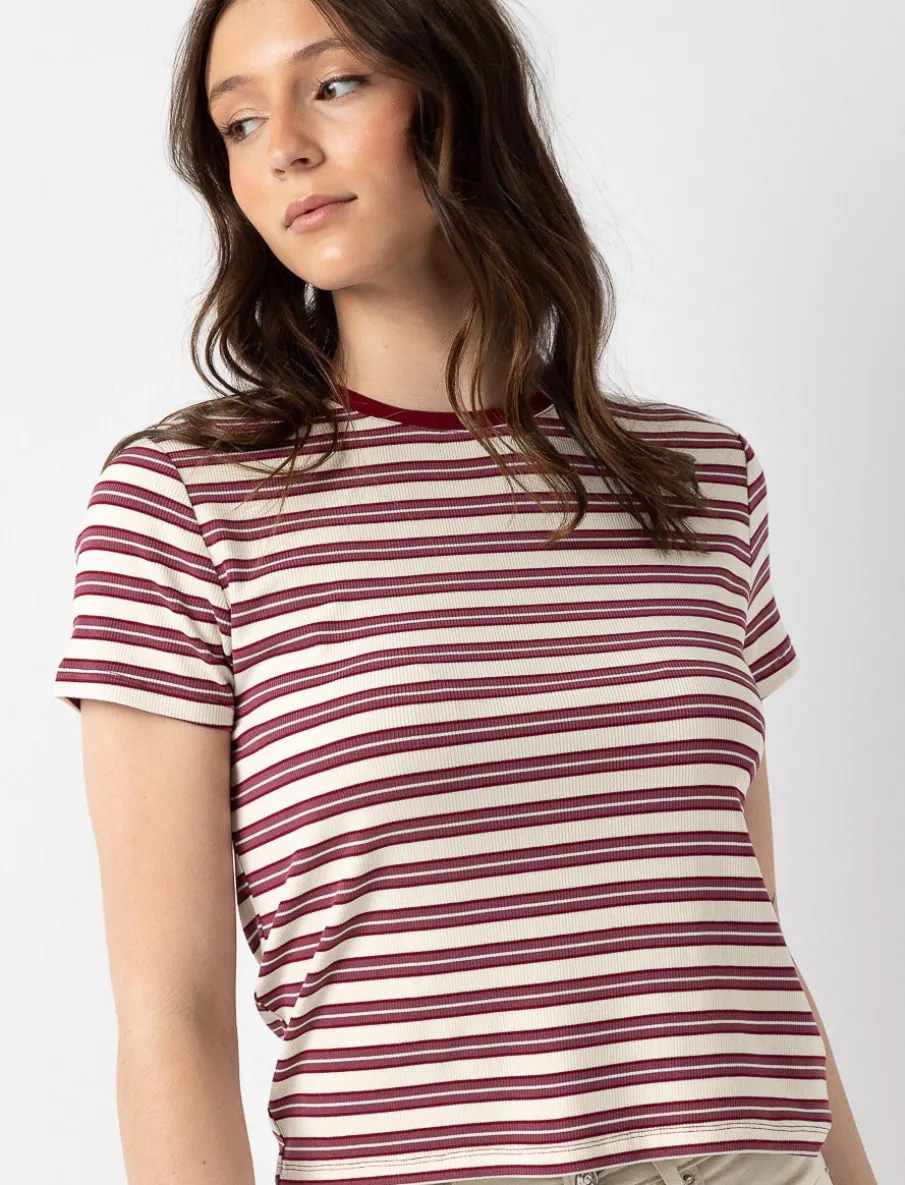 Striped Crew-neck T-shirt
