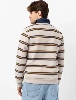 Striped Fleece Sweater