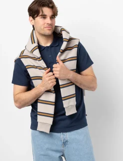 Striped Fleece Sweater