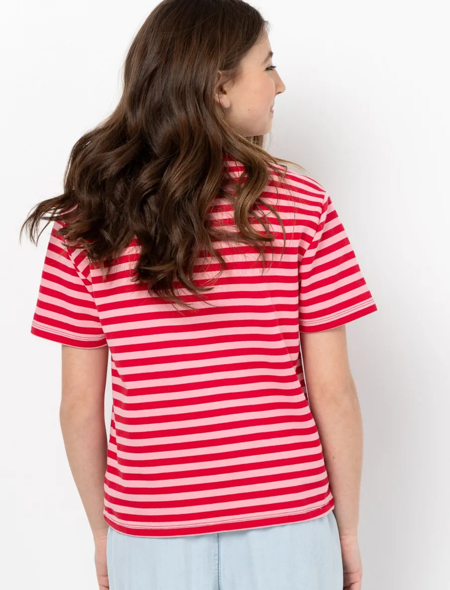 Striped "Gelato" Print T-shirt