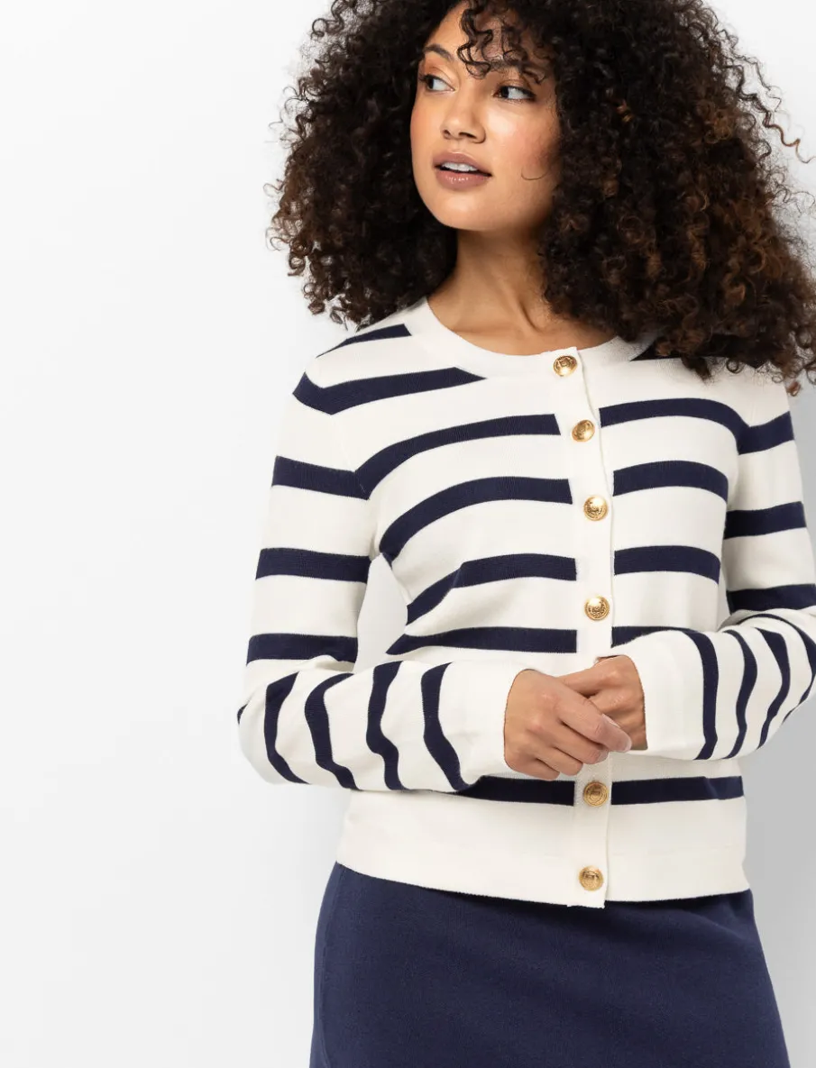 Striped Knit Cardigan