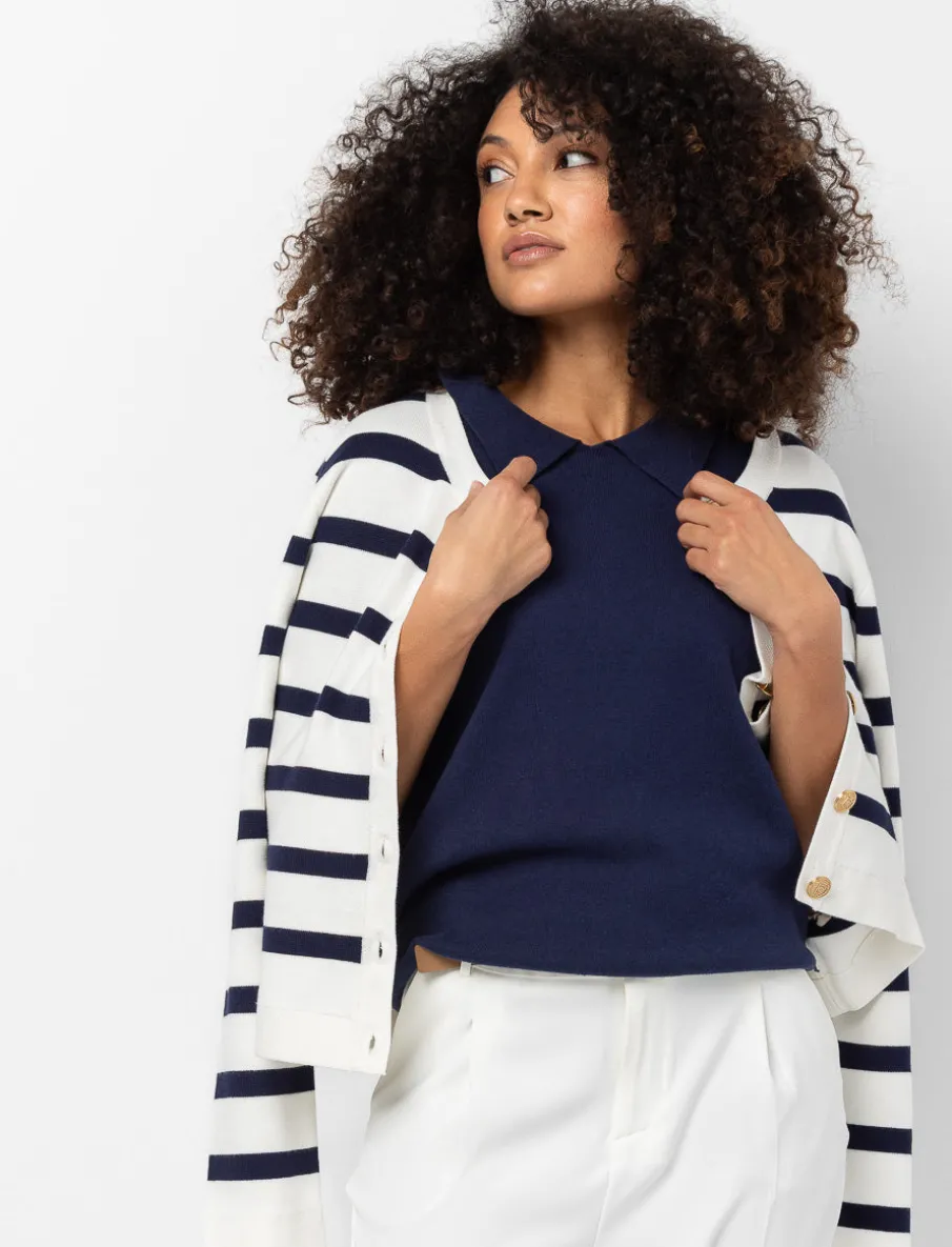 Striped Knit Cardigan