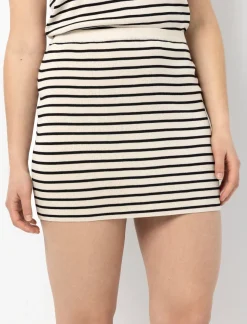 Striped Knit Skirt