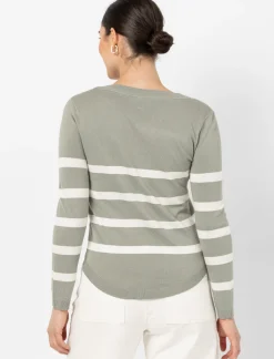 Striped Knit Sweater