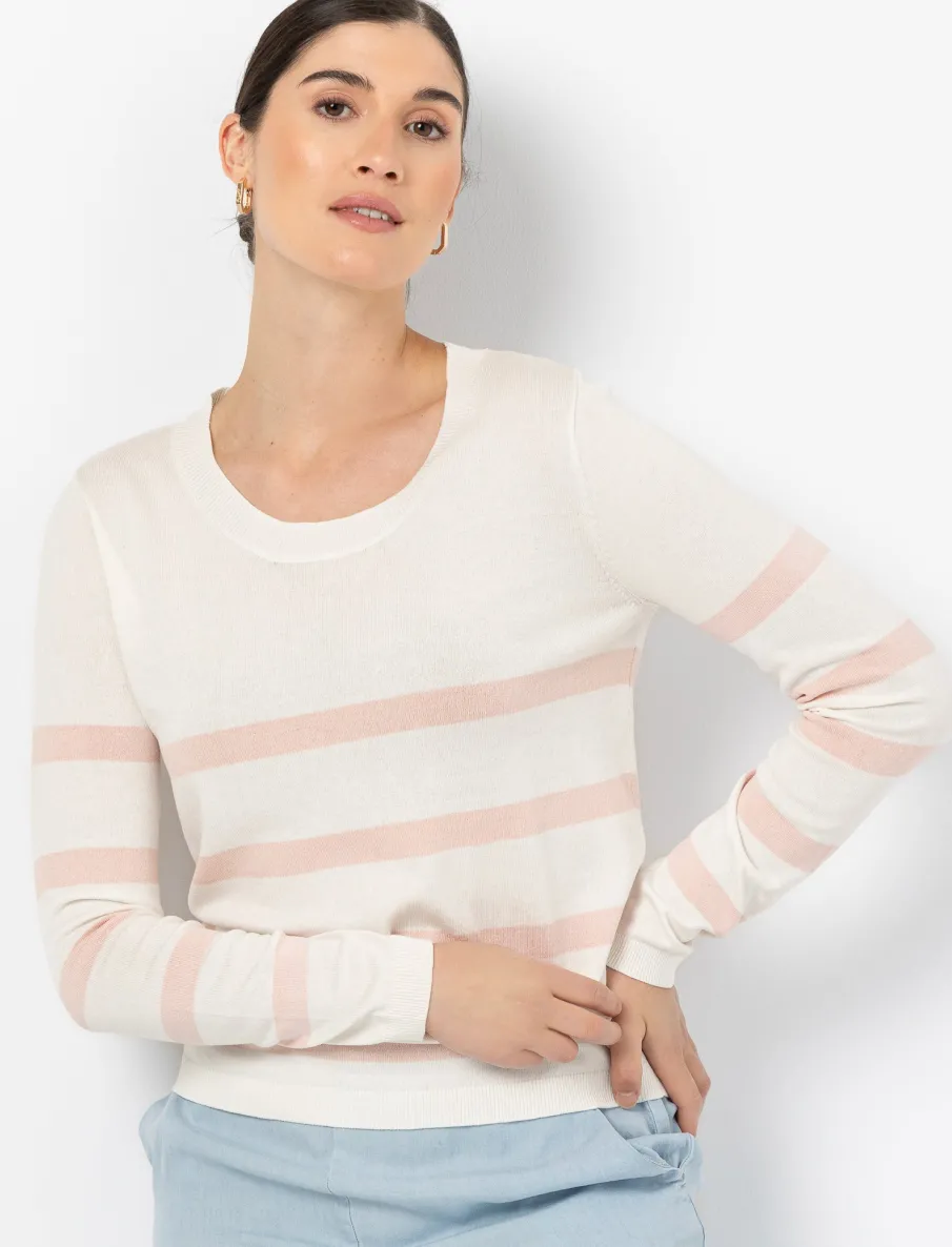 Striped Knit Sweater