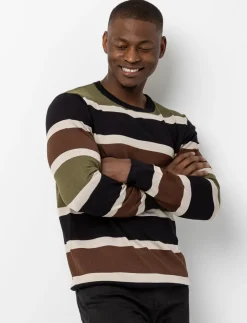 Striped Knit Sweater