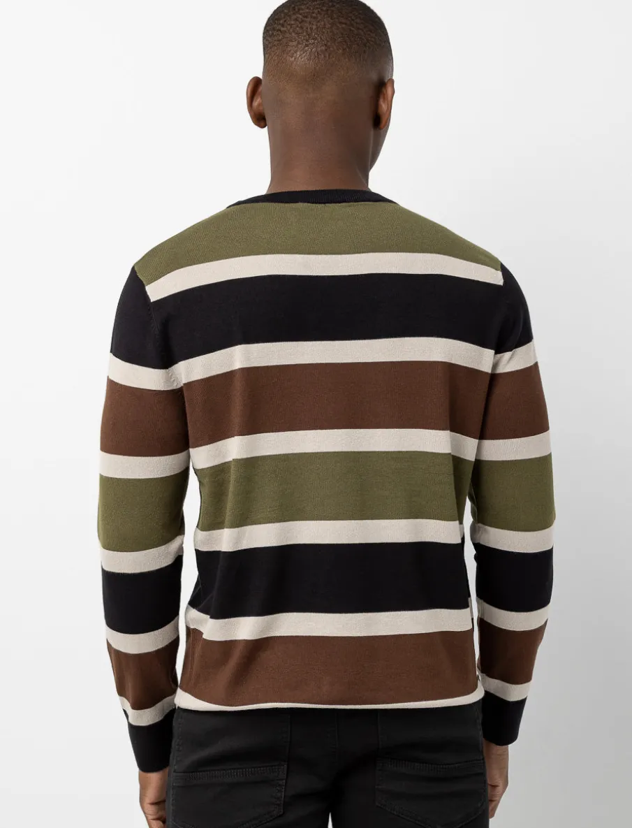 Striped Knit Sweater
