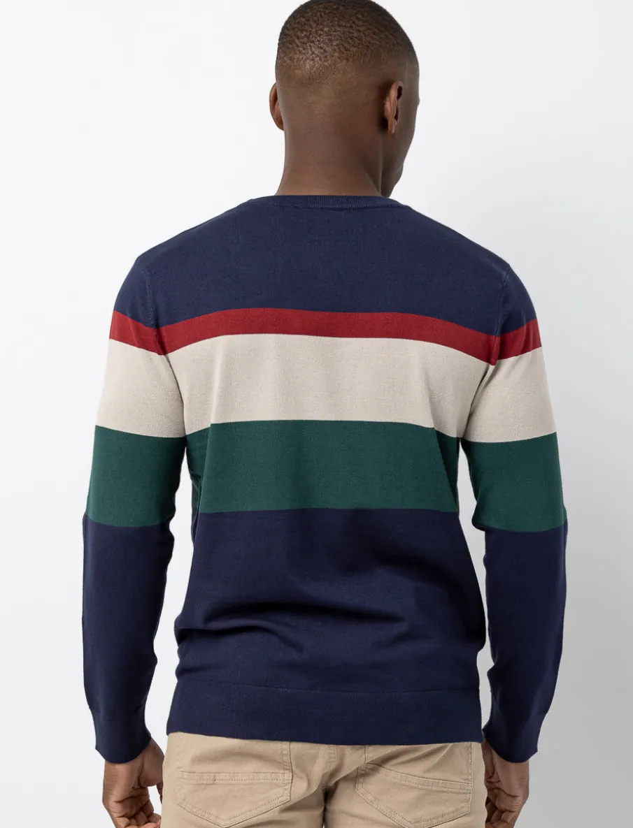Striped Knit Sweater