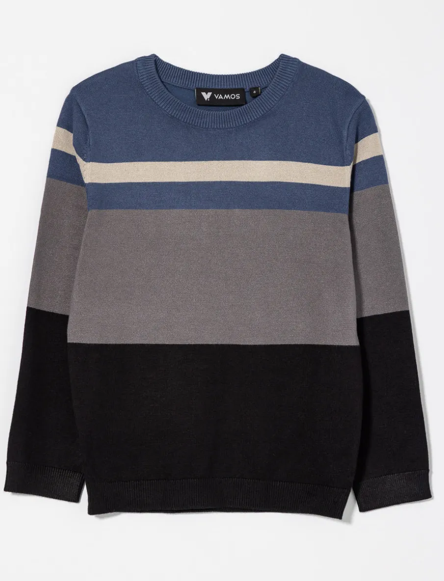 Striped Knit Sweater – Little Boy