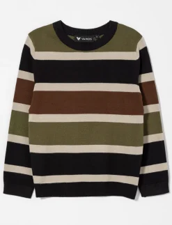 Striped Knit Sweater – Little Boy