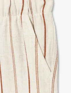 Striped Linen Shorts