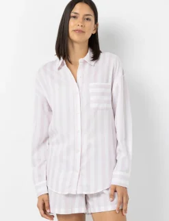 Striped Nightshirt with Pocket