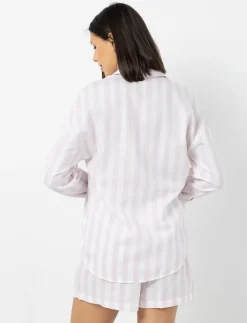 Striped Nightshirt with Pocket