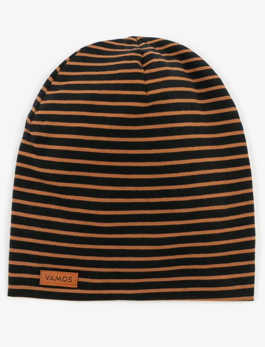 Striped Organic Cotton Beanie