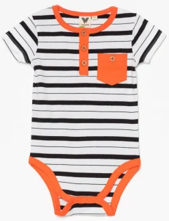 Striped Organic Cotton Bodysuit
