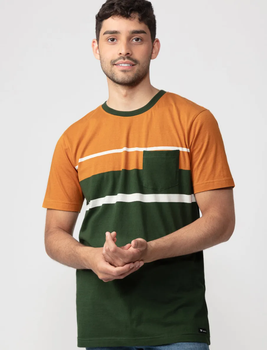 Striped Pocket T-shirt