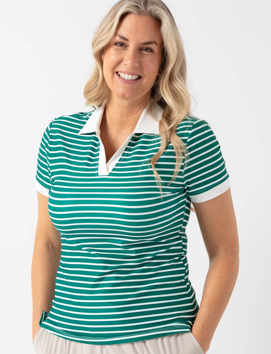 Striped Polo T-shirt