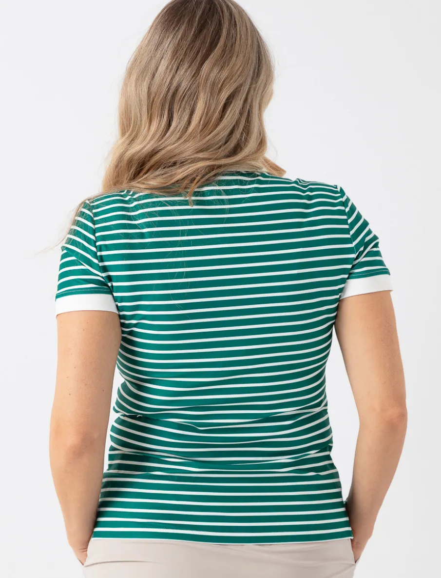 Striped Polo T-shirt