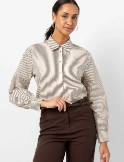 Striped Poplin Shirt
