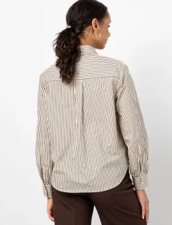 Striped Poplin Shirt