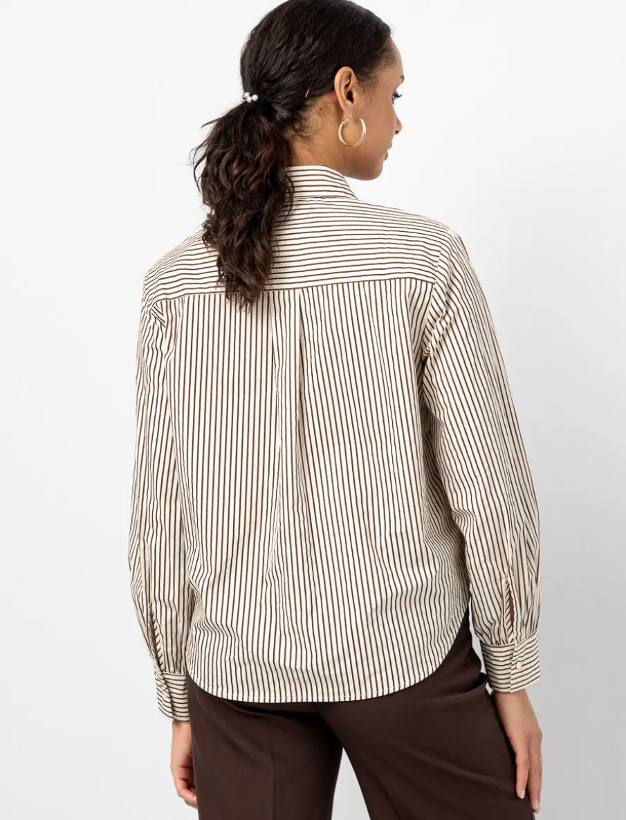 Striped Poplin Shirt