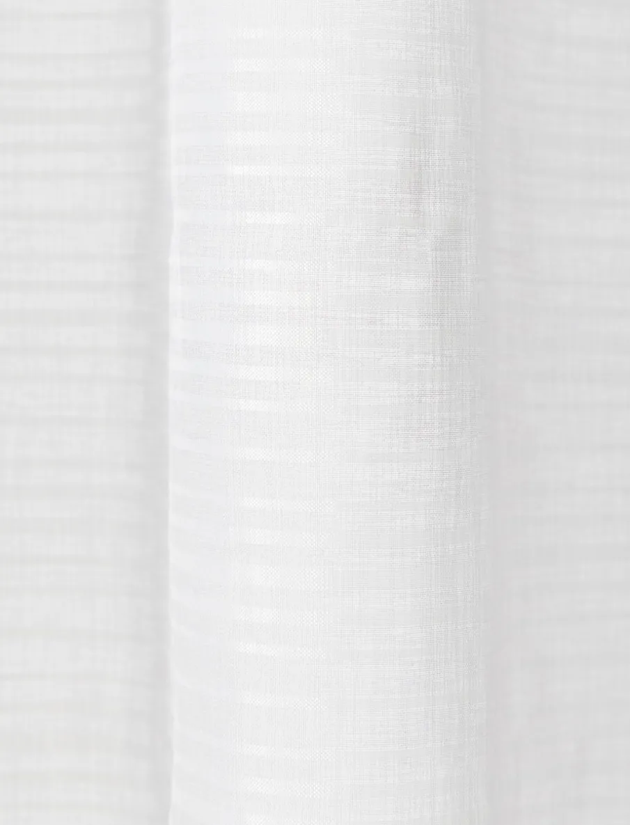 Striped Sheer Curtain Panel