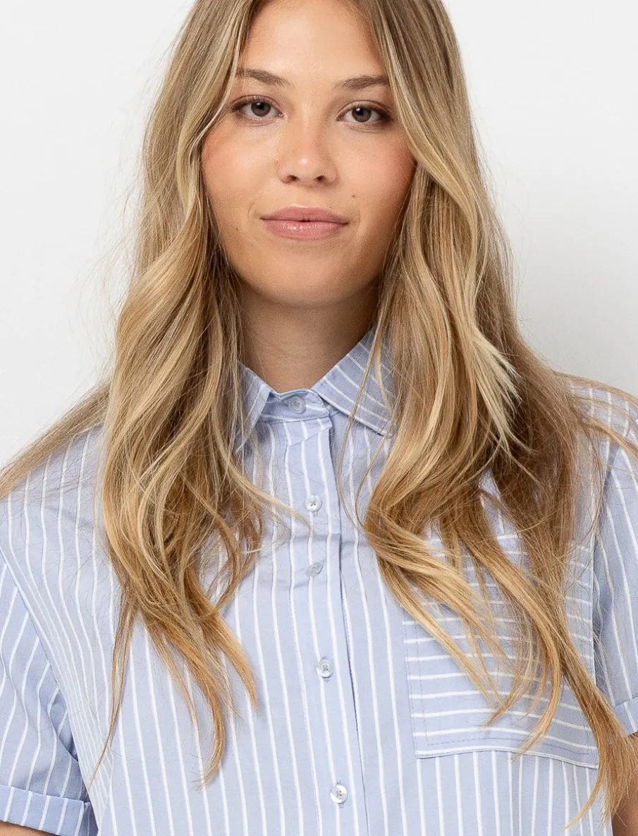 Striped Shirt Dress