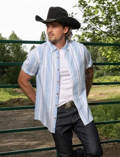 Striped Short-Sleeve Shirt