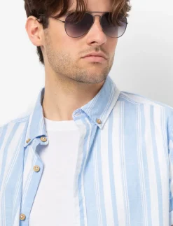 Striped Short-Sleeve Shirt