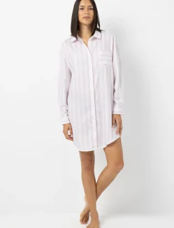 Striped Sleepshirt with Pocket