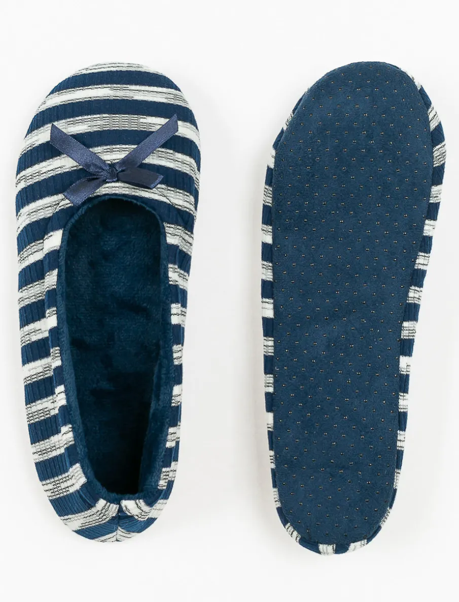 Striped Slippers
