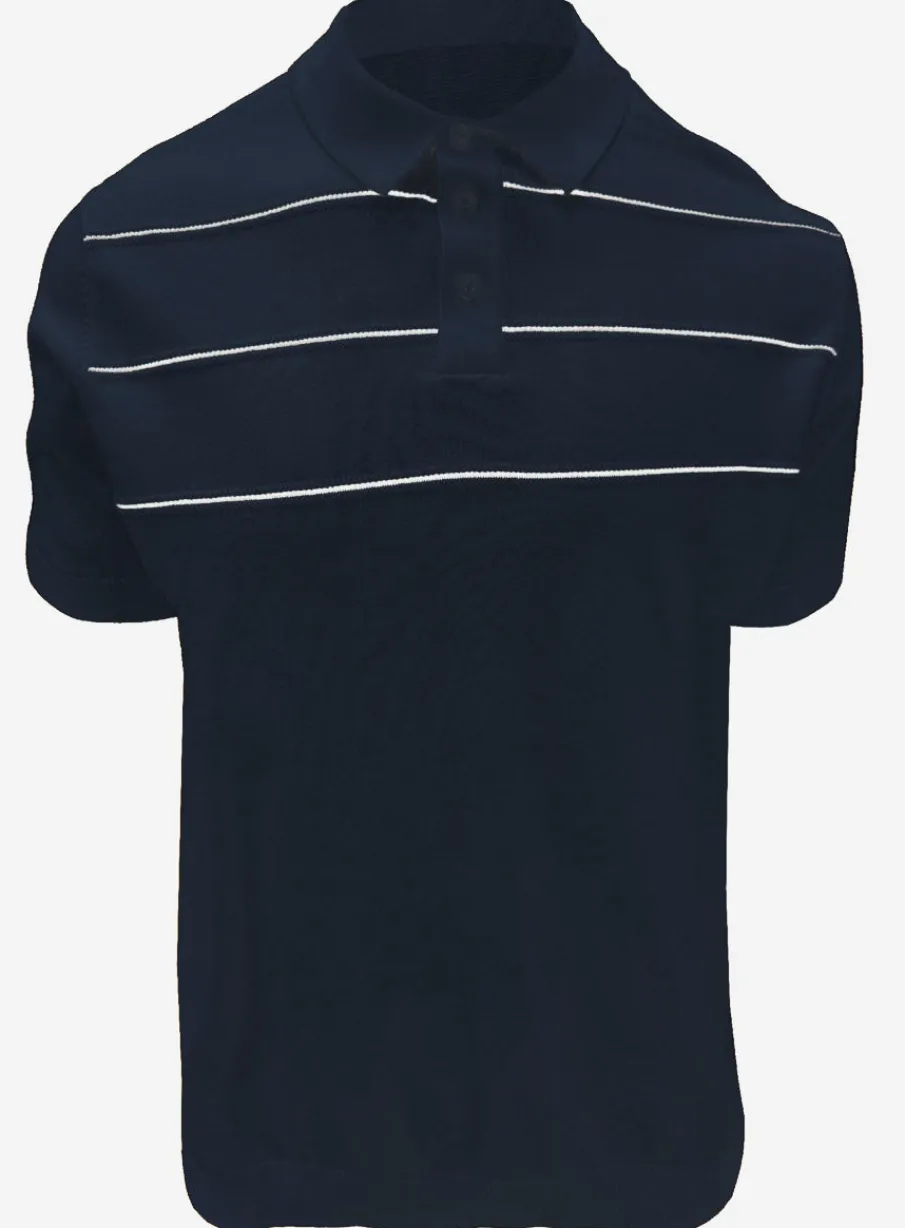 Striped Solid Polo