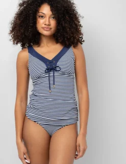 Striped Tankini Top