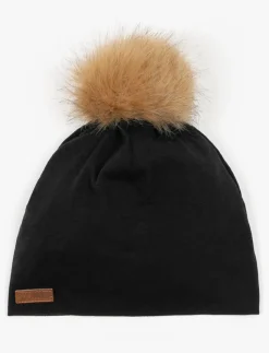 Striped Tuque with Pompom - Baby