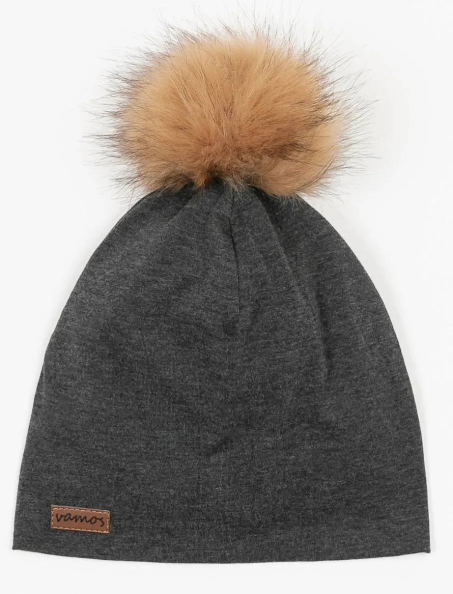 Striped Tuque with Pompom - Baby
