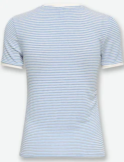 Striped V-Neck T-Shirt