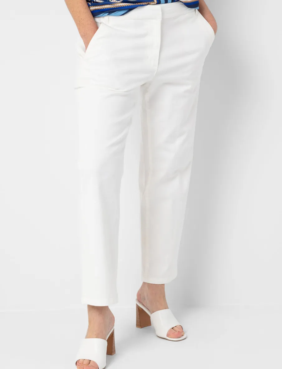 Structured-waist Chino Pants