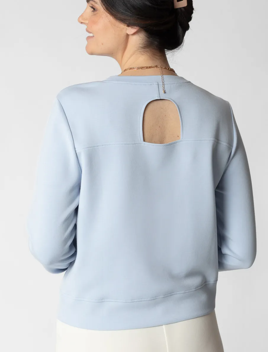 Sweater with Back Cut-out