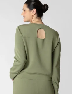 Sweater with Back Cut-out