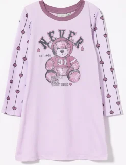 Teddy Print Sleepshirt - Little Girl