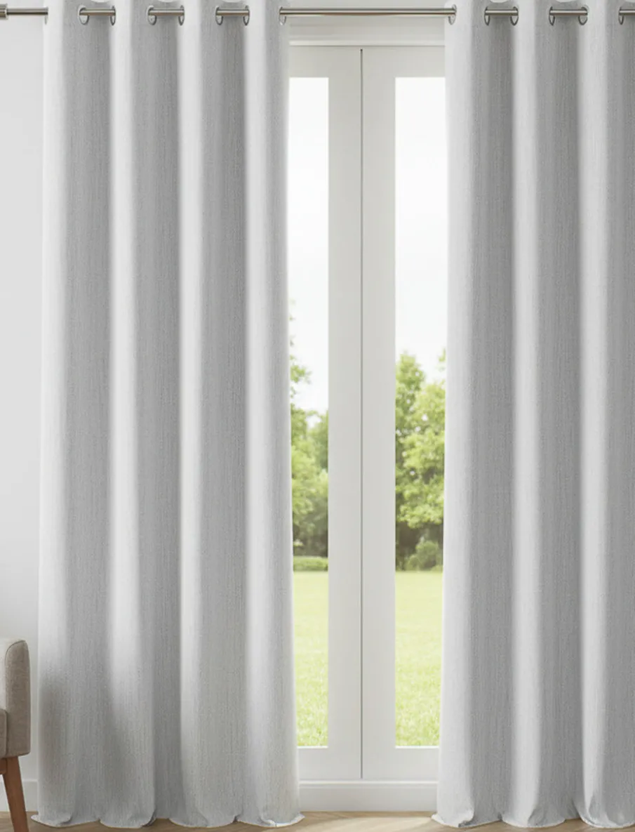 Textured Blackout Curtain Panel