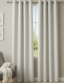 Textured Blackout Curtain Panel