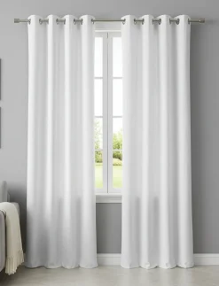 Textured Blackout Curtain Panel