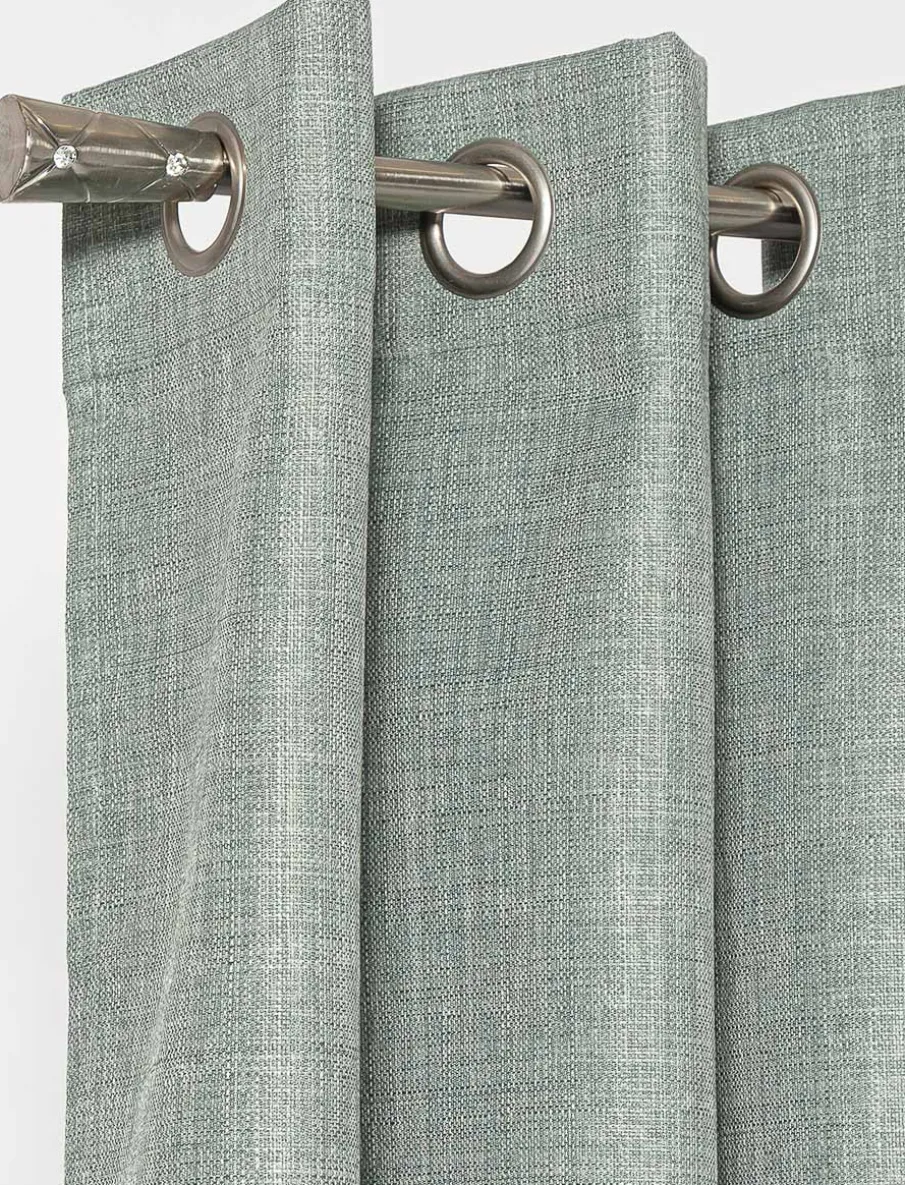 Textured Blackout Curtain Panel